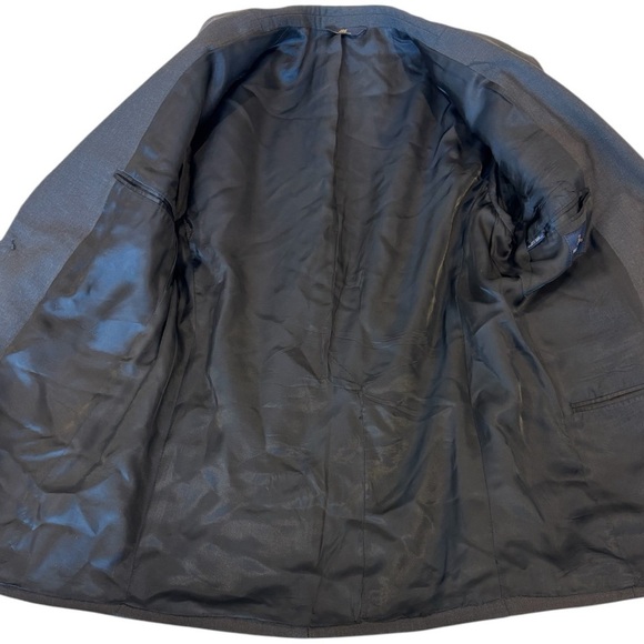 Brooks Brothers 346 Stretch Men’s 37R Gray Suit Jacket Sport Coat Blazer Modern - Picture 5 of 9